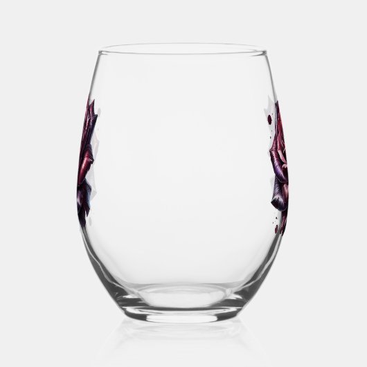 Rose ステムなしワイングラス (右)
