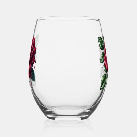 Rose ステムなしワイングラス (右)