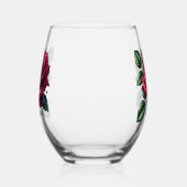 Rose ステムなしワイングラス (左)