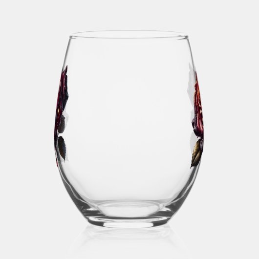 Rose ステムなしワイングラス (左)