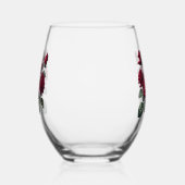 Rose ステムなしワイングラス (左)