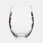 Rose ステムなしワイングラス (左)