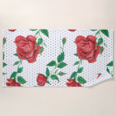 Rose ビーチタオル (正面)