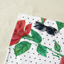 Rose ビーチタオル