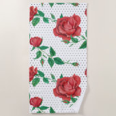 Rose ビーチタオル (正面)