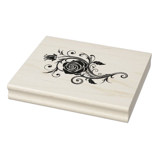 Rose ラバースタンプ (スタンプ)