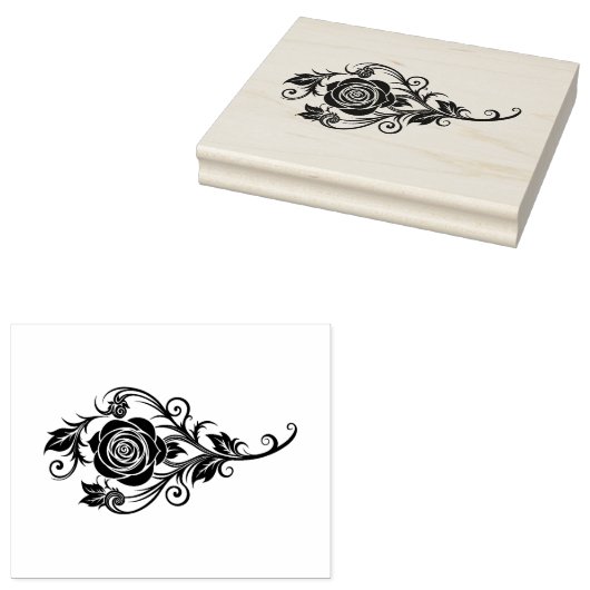 Rose ラバースタンプ (押印)