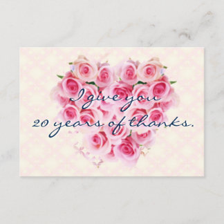 ROSE　感謝　カード サンキューカード