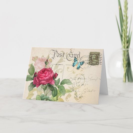 Rose (3) Greeting Card カード (正面)