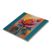 Rose Abstract Art タイル (側面)