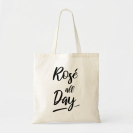 Rosé all day トートバッグ