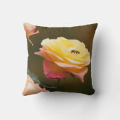 Rose and Bee Tote クッション (裏面)