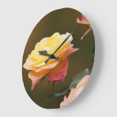 Rose and Bee Tote ラージ壁時計 (傾斜)