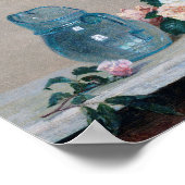 Rose and Glass Jug, Henri Fantin-Latour ポスター (角)
