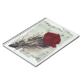 <Rose and Music> 金Koza 2著 ノートブック (左側)