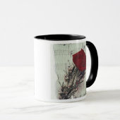 <Rose and Music> 金Koza 2著 マグカップ (正面右)