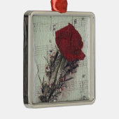 <Rose and Music> 金Koza 2著 メタルオーナメント (右)