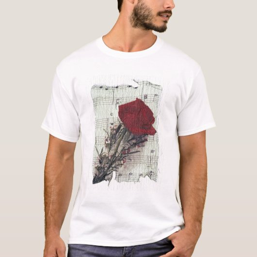<Rose and Music> 金Koza 2著 Tシャツ (正面)