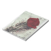 <Rose and Music>by Kim Koza 2 ノートパッド (回転)