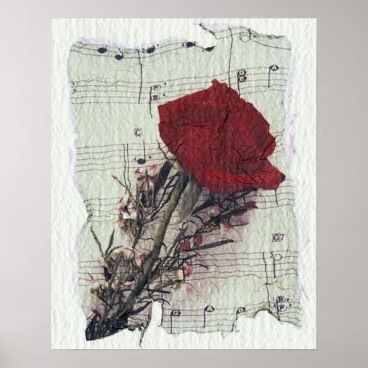 <Rose and Music>by Kim Koza 2 ポスター (正面)