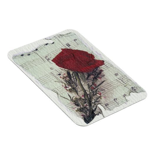 <Rose and Music>by Kim Koza 2 マグネット (右側)