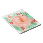 Rose aquarelle française ノートパッド (アングル)