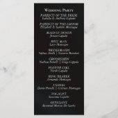 Rose Arc - Black Wedding プログラム (裏面)