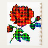 Rose Bloom Halftone Fine Art プランナー手帳 (裏面)