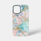 Rose Blue Gold Marble iPhoneケース (裏面)