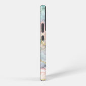 Rose Blue Gold Marble Samsung Galaxyケース (右側面)