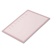 Rose Blush | あなたの名前 ノートパッド (アングル)