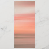 Rose Blush ウェディングタイムライン 招待状 (裏面)
