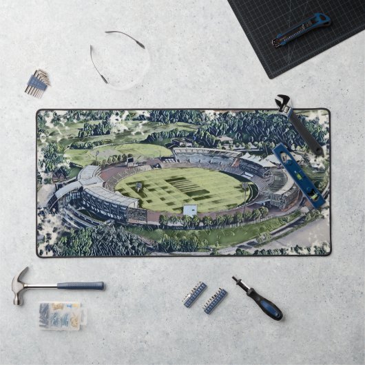 Rose Bowl Southampton Cricket Ground Artistic デスクマット (ワークステーション)
