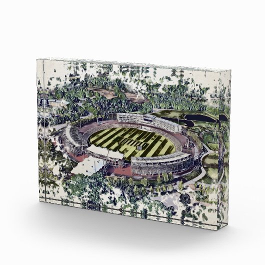 Rose Bowl Southampton Cricket Ground Artistic フォトブロック (右)