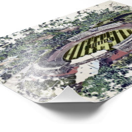 Rose Bowl Southampton Cricket Ground Artistic フォトプリント