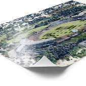 Rose Bowl Southampton Cricket Ground Artistic フォトプリント (角)