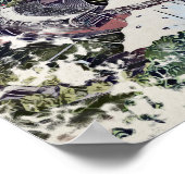 Rose Bowl Southampton Cricket Ground Artistic ポスター (角)