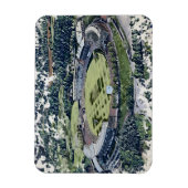 Rose Bowl Southampton Cricket Ground Artistic マグネット (縦)