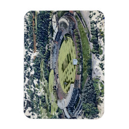 Rose Bowl Southampton Cricket Ground Artistic マグネット