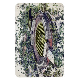 Rose Bowl Southampton Cricket Ground Artistic マグネット