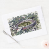 Rose Bowl Southampton Cricket Ground Artistic 長方形シール (封筒)