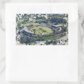 Rose Bowl Southampton Cricket Ground Artistic 長方形シール (バッグ)