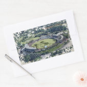 Rose Bowl Southampton Cricket Ground Artistic 長方形シール (封筒)