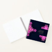 "Rose broken heart in black in the powder"& Futuro ノートブック (内部)