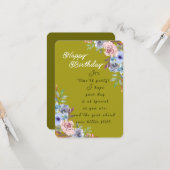 Rose bunch  カード (正面/裏面インサイチュ)