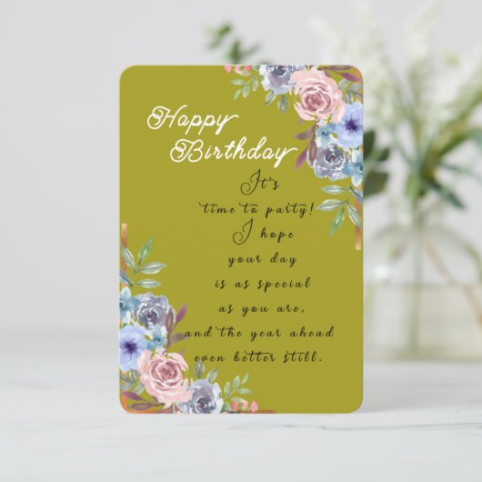 Rose bunch カード (スタンド正面)