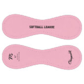 Rose Clair Personnalisé ソフトボール (パネル)