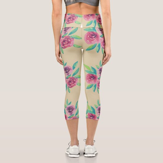 Rose Cluster Medley カプリレギンス (裏面)