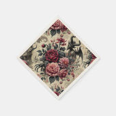 🔥 Rose Crematory – Gothic Victorian スタンダードカクテルナプキン (角)