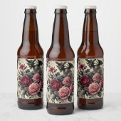 🔥 Rose Crematory – Gothic Victorian ビールラベル (ボトル)